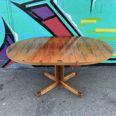 Mid Century Rosewood Pedestal Dining Table