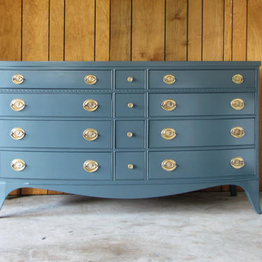 SOLD - Dark Turquoise Vintage Dresser 