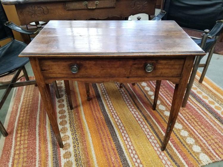 Antique walnut console table / writing desk