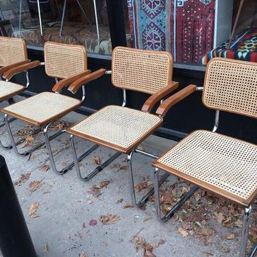 Four Marcel Breuer style chairs $189 #baltimore #midcenturymodern #marcelbreuer #retrofurniture