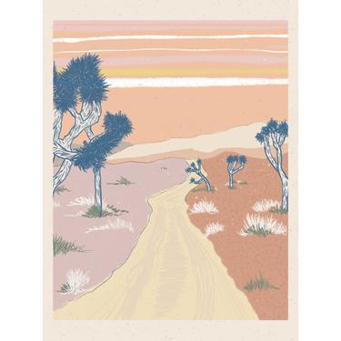 Sunset Drive Art Print