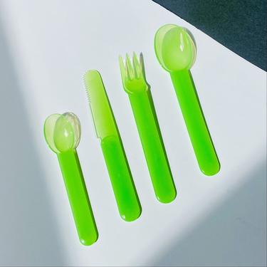 Vintage Neon Green Bodum Cutlery