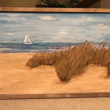 &quot;Scene from the Beach&quot; Original Painting