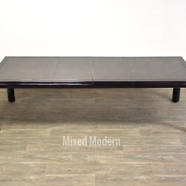 Modern Henredon Extendable Dining Table 