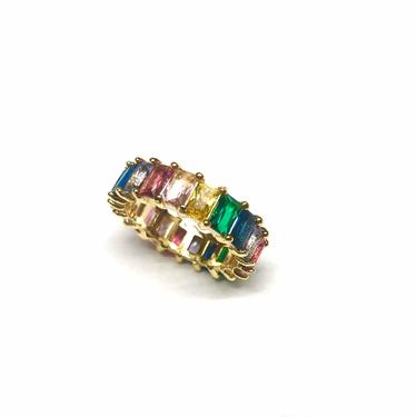 Nikki Smith Designs - Rainbow Shimmer Ring