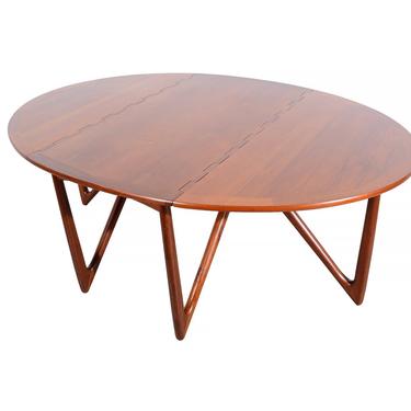 Teak Dining Table Ostervig Oval Table Danish Modern Neils Kofoed 