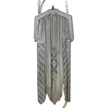 Art deco metal mesh purse 