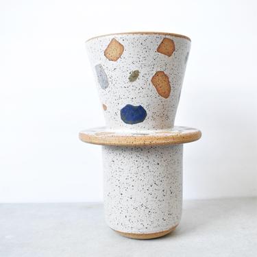 Terrazzo Stoneware handmade ceramic Pour Over, mug sold separately 
