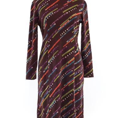 Karl Lagerfeld Abstract Stripe Knit Dress