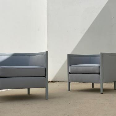 MCM Light Blue Lounge Chairs