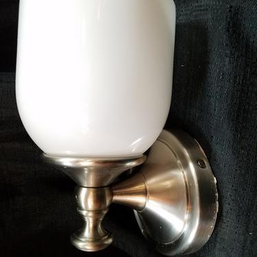 Contemporary Brushed Nickel Wall Sconce