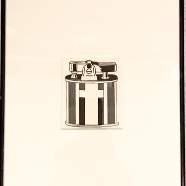 Black and White Print &quot;Ronson Lighter&quot;