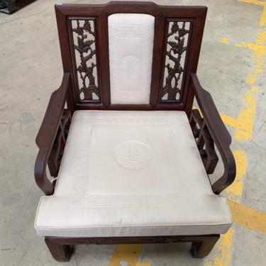 Vintage Carved Armchair Made in Thailand