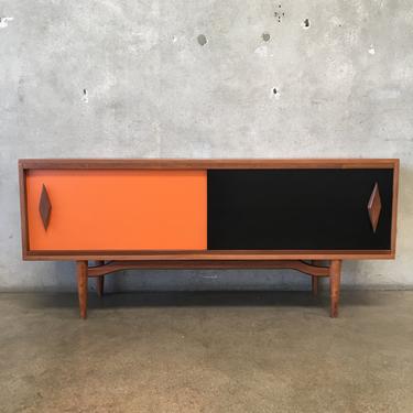 Mid Century Modern Style Record Cabinet