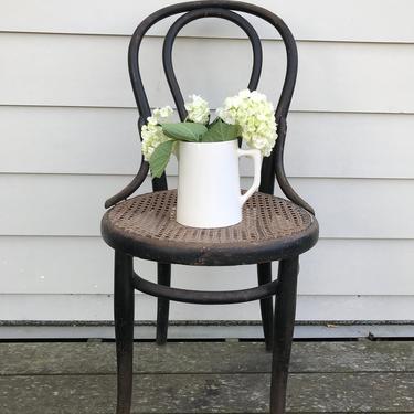 Beautiful Vintage French Thonet cane wood chair 
