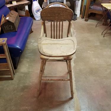 Vintage Unpainted High Chair