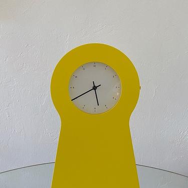 Vintage IKEA Yellow Storage Clock