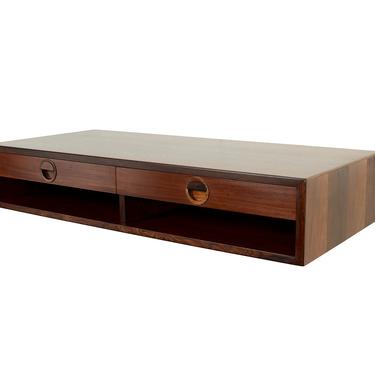 Rosewood Wall Unit Cabinet Desk by HG Furniture Hansen Guldborg Danish Modern 