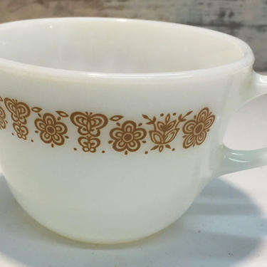 Pyrex &amp;quot;Butterfly Gold&amp;quot; Coffee Cup/Mug by JoyfulHeartReclaimed