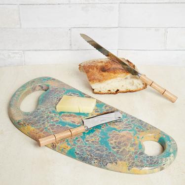Bamboo Bread and Cheese Knives