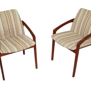 Set Of 2 Danish Modern Chairs By Kai Kristiansen 