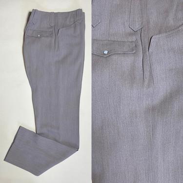Vintage 1950s Western Slacks 50s Pants Trousers 