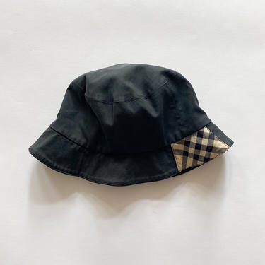 Y2K Burberry Cotton Bucket Hat 