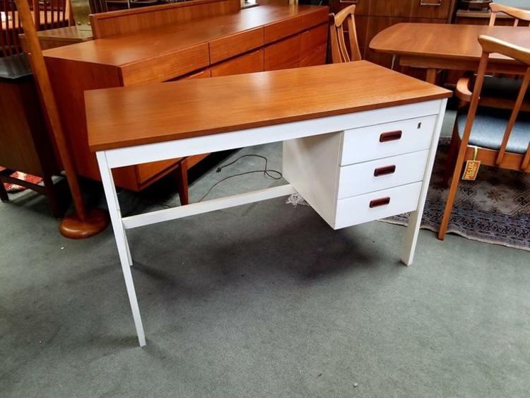 Danish Modern teak and white desk
