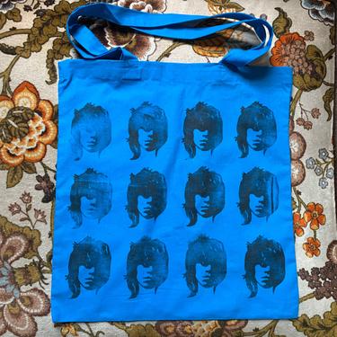 KEITH RICHARDS TOTE - blue and black 