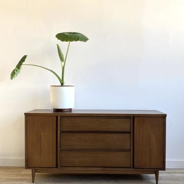Vintage Mid Century Sideboard / Credenza with Two Doors