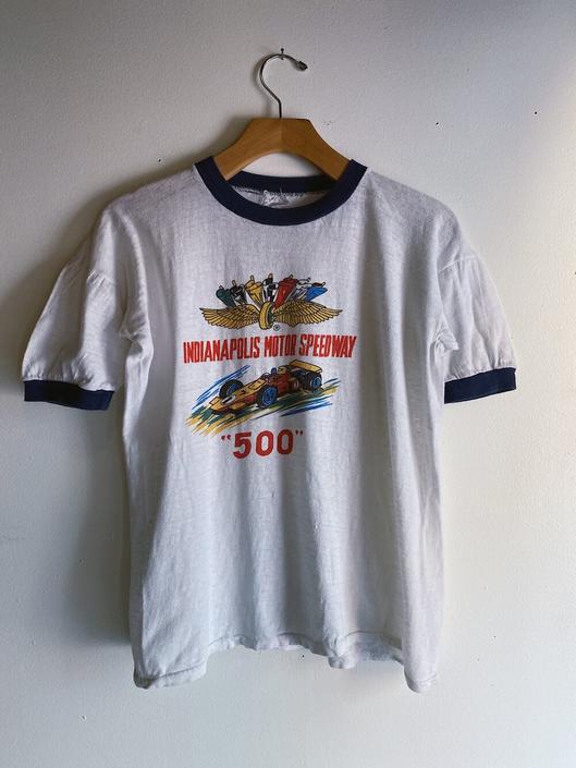 60s Indianapolis Motor Ringer T shirt