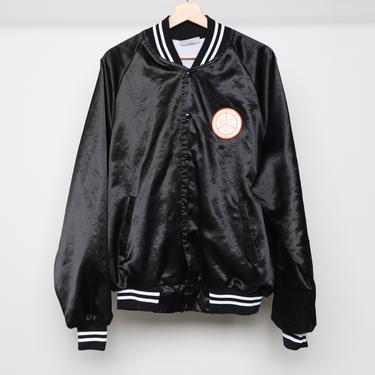 vintage 1970s 80s silky LOS ALAMOS New Mexico LAB jacket -- men's size xxl 