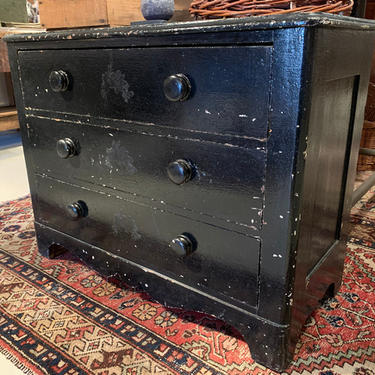 Antique 3-drawer chest, 36.5" w x 16' d x 27.75" t, $125.