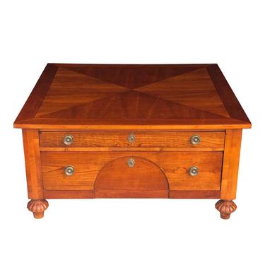 Lexington Furniture Two Drawer Square Cherry Coffee Table 