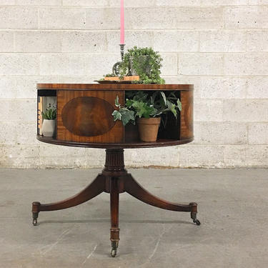 LOCAL PICKUP ONLY ———— Antique Rolling End Table 