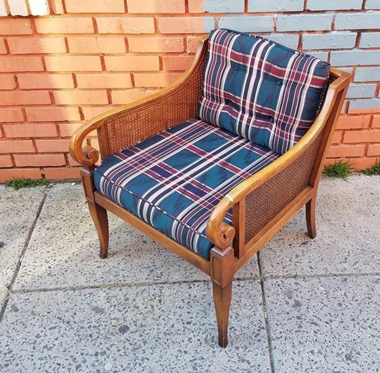 SOLD.                   Club Chair, one of 2. $123 each.