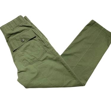 Vintage US Army OG-507 Field Trousers / Pants ~ measure 26.5 x 27.5 ~ Post Vietnam War ~ 26 27 Waist 