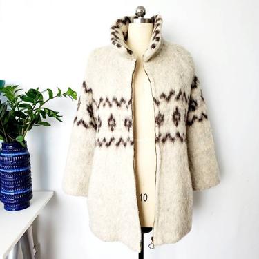 Vintage STOBI of DENMARK Scandinavian Spun Fleece Wool Jacket 