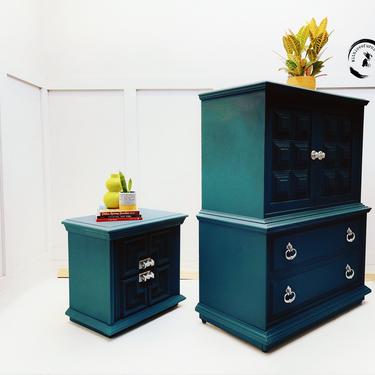 Mid Century Modern Highboy/Emerald Green Dresser/ Hollywood | WithLoveFurniture - Phoenix, AZ | ATTIC Mid Century Modern Highboy/Emerald Green Dresser/ Hollywood | WithLoveFurniture - Phoenix, AZ | ATTIC