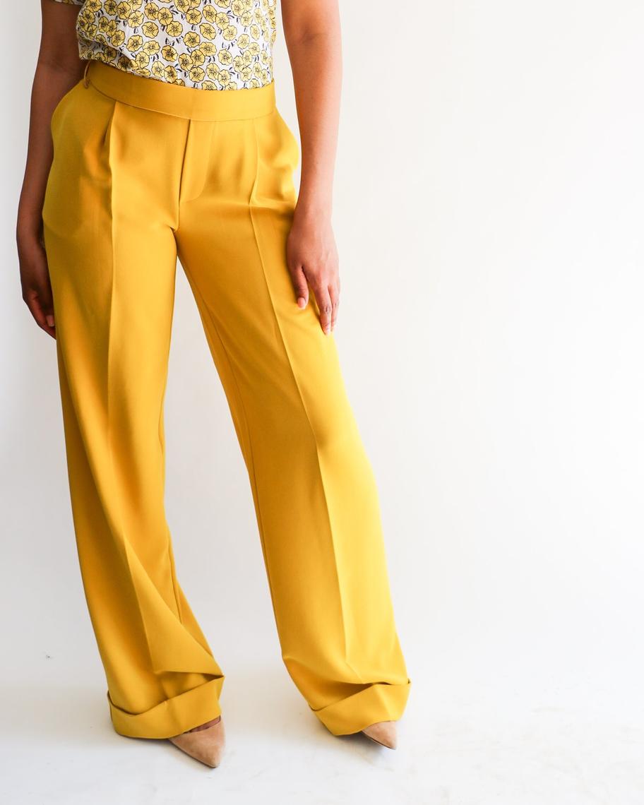 P.A.R.O.S.H. Wide Leg Trousers, Size | Consignment Brooklyn | Brooklyn, NY