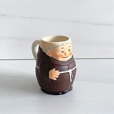 Vintage Goebel Whimsical Friar Tuck Monk Mug Cup West Germany 