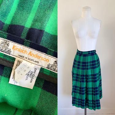 Vintage 1970s Scottish Wool Wrap Skirt (as is) / XS 