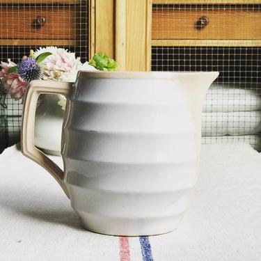 Beautiful rare find vintage French pitcher from a famous maker Digoin Sarreguemines- PD1 