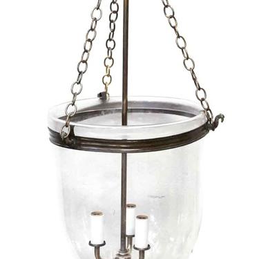 Clear Glass Bell Jar Light