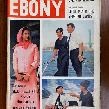 Vintage Ebony Magazine // Muhammad Ali Cover (November 1967)