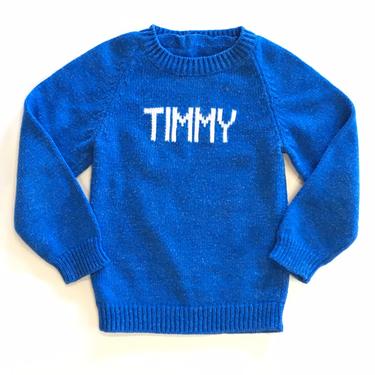 Vintage 70’s KIDS Timmy Knit Sweater Sz S 