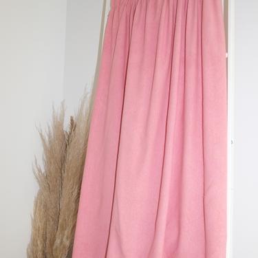 Paper Bag Skirt, Silk Noil in Quebracho Rojo