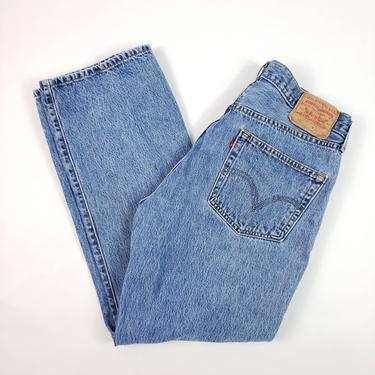 90s Vintage Levi's 501 Jeans 34x29 Button Fly Denim Pants Boyfriend Jeans 34&amp;quot; Waist 