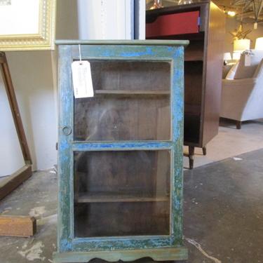 RUSTIC PAINTED HANGING CABINET