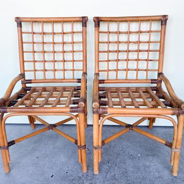 Pair of Sweet Rattan Chairs